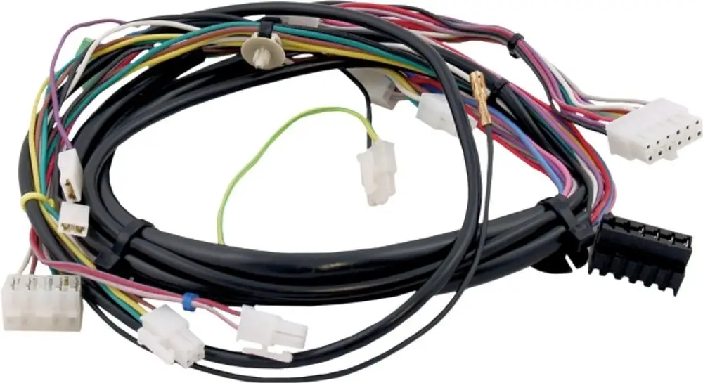 Kabelsatz mit mehreren farbigen Drähten und Steckverbindern, hergestellt von Wolf. Das Produkt ist für die elektrische Verbindung in bestimmten Anwendungen vorgesehen.